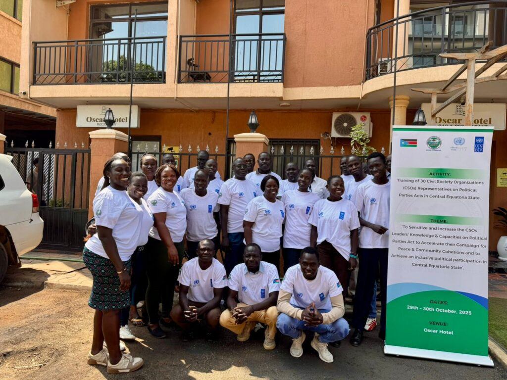 All Participants posing for a photo after the training